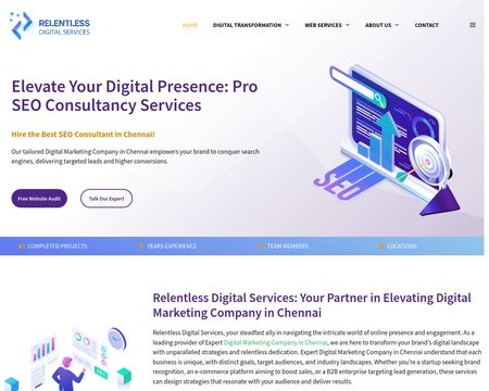 website thubmnail of Relentlessdigitalservices