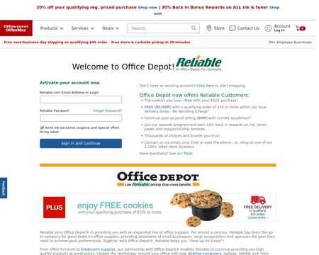 website thubmnail of Reliable