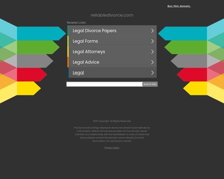 website thubmnail of Reliable Divorce