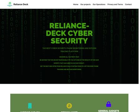 website thubmnail of Reliance Deck