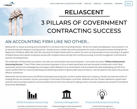website thubmnail of Reliascent