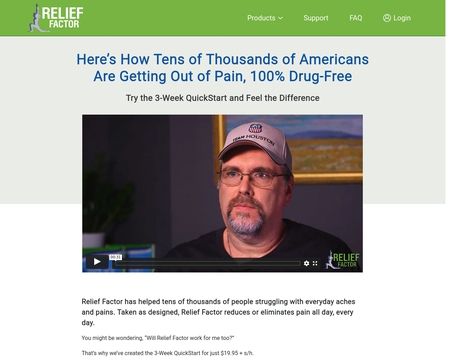 website thubmnail of Relief Factor
