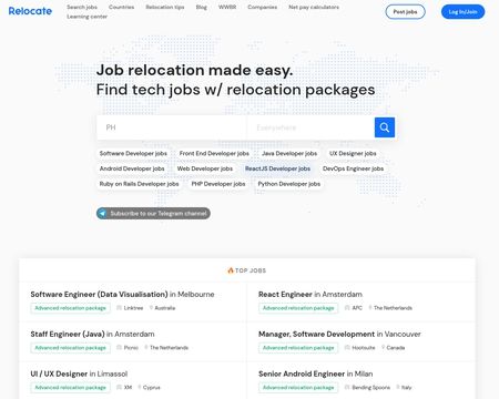 website thubmnail of Relocate