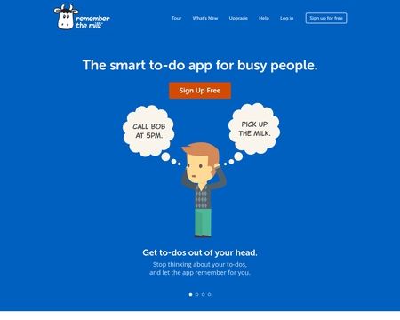 website thubmnail of Remember The Milk