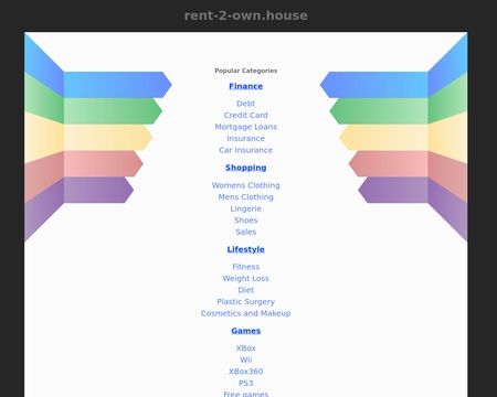 website thubmnail of Rent-2-own.house