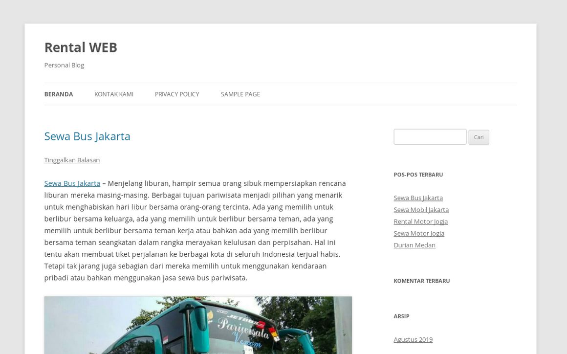 website thubmnail of Rental-web