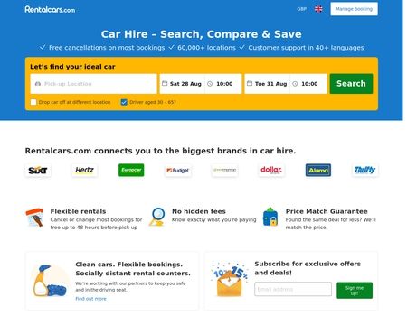 website thubmnail of Rentalcars.co.uk
