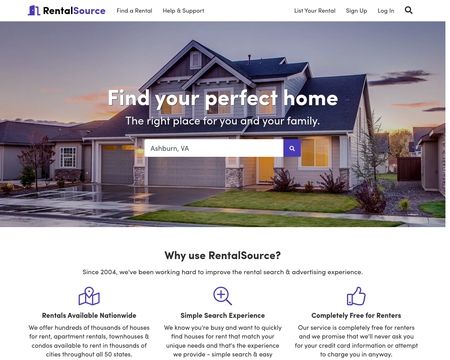 website thubmnail of RentalSource
