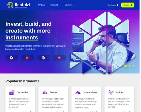 website thubmnail of Rentalzi