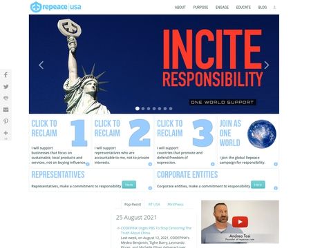website thubmnail of Repeace USA