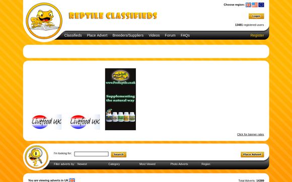 Thumbnail of Reptile Classifieds
