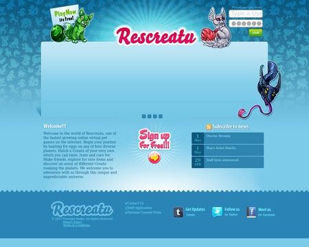 website thubmnail of Rescreatu