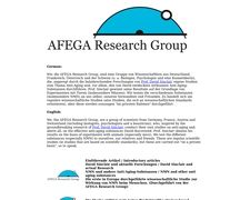 Thumbnail of AFEGA Research Group