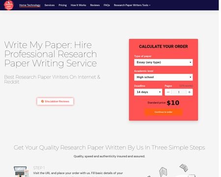 website thubmnail of Research Paper Writers