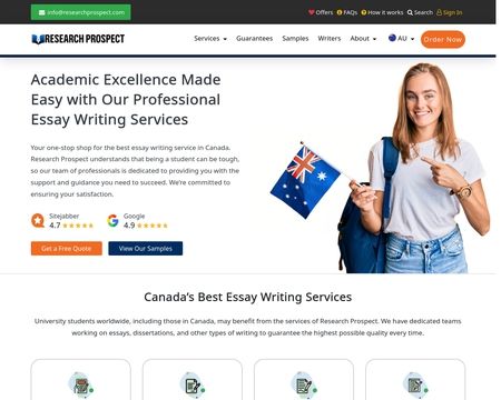 website thubmnail of Researchprospect.ca