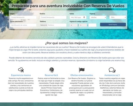 website thubmnail of Reserva De Vuelos