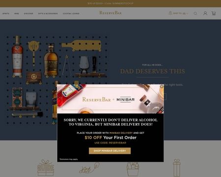 website thubmnail of ReserveBar