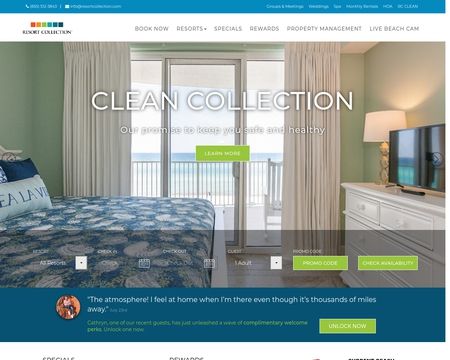 website thubmnail of Resort Collection