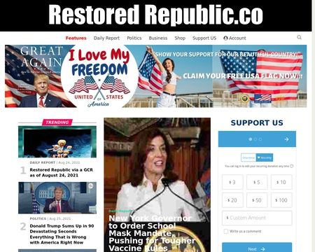 website thubmnail of Restoredrepublic.co