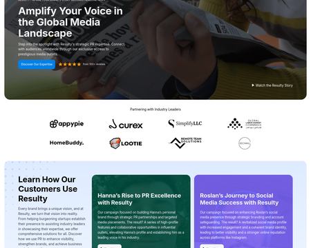 website thubmnail of Resulty
