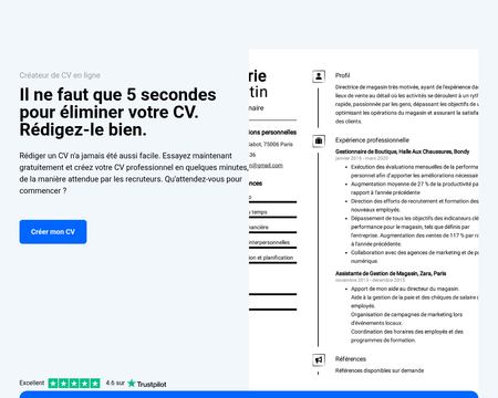 website thubmnail of Resumaker.fr