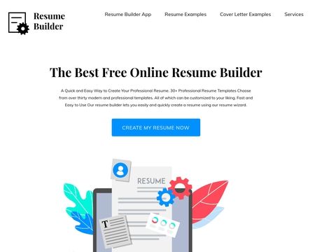 website thubmnail of Resume Builder