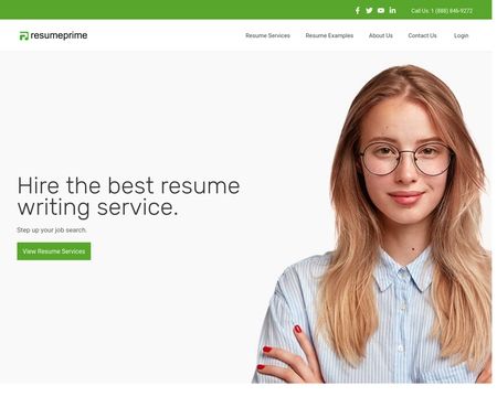website thubmnail of Resume Prime