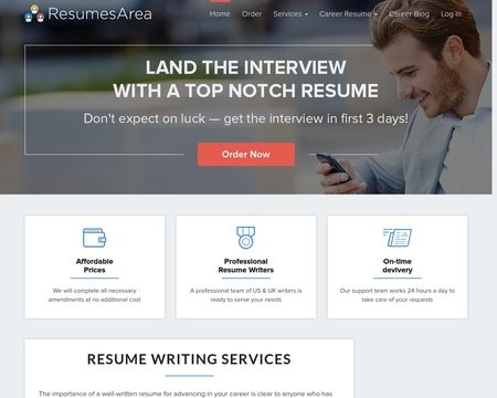website thubmnail of Resumesarea