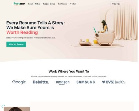 website thubmnail of Resume Writing Services