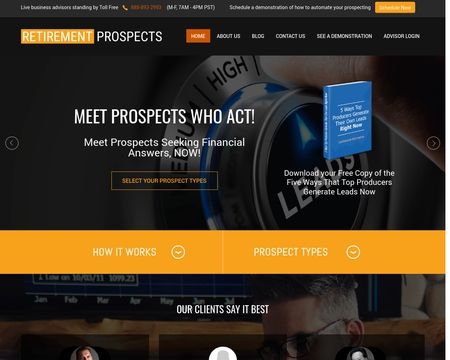website thubmnail of Retirementprospects