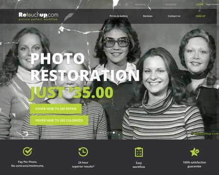 website thubmnail of RetouchUp