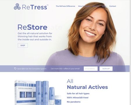 website thubmnail of ReTress