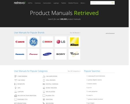 website thubmnail of Retrevo
