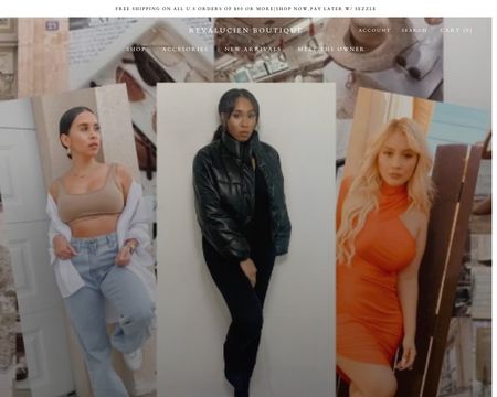 website thubmnail of RevaLucien Boutique