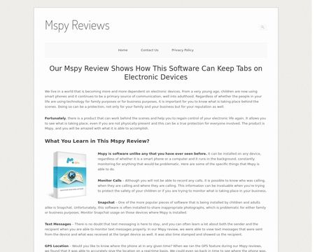 website thubmnail of ReviewMSpy