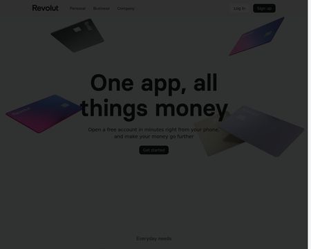 website thubmnail of Revolut