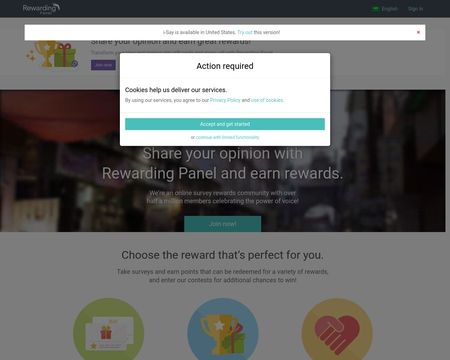 website thubmnail of RewardingPanel