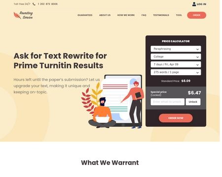 website thubmnail of RewritingService.net