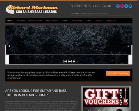 website thubmnail of Richard Mackman