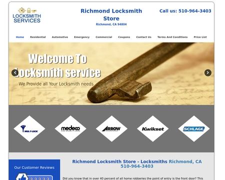 website thubmnail of Richmondlocksmithstore