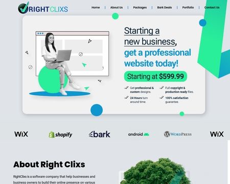website thubmnail of Right Clixs llc