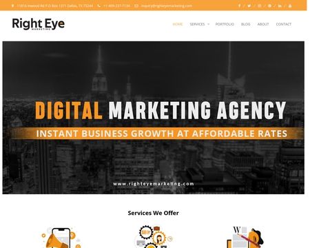 website thubmnail of Right Eye Marketing
