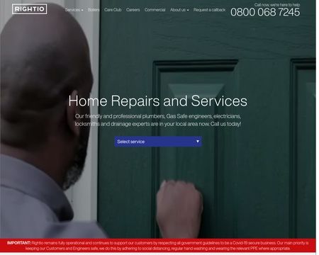 website thubmnail of Rightio.co.uk