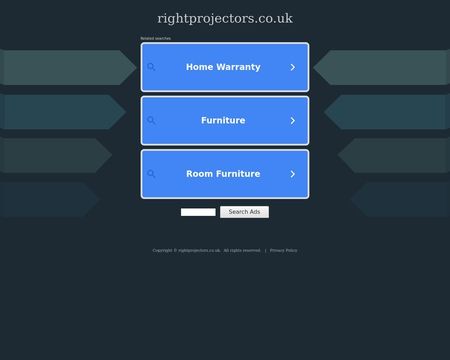website thubmnail of Rightprojectors.co.uk
