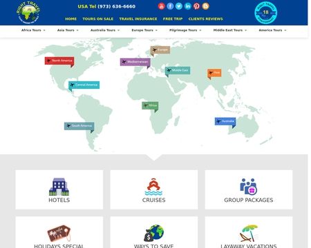 website thubmnail of Right Travel LLC