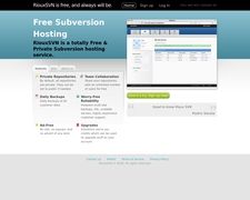 Thumbnail of RiouxSVN — Free, Private Subversion Hosting