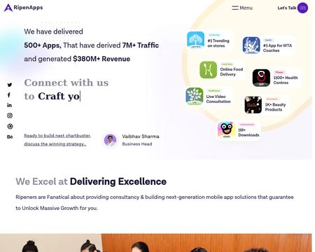 website thubmnail of Ripenapps