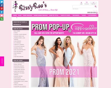 website thubmnail of Rissy Roo's