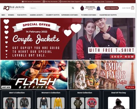 website thubmnail of Rjackets