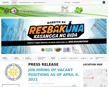 website thubmnail of Ro10.doh.gov.ph